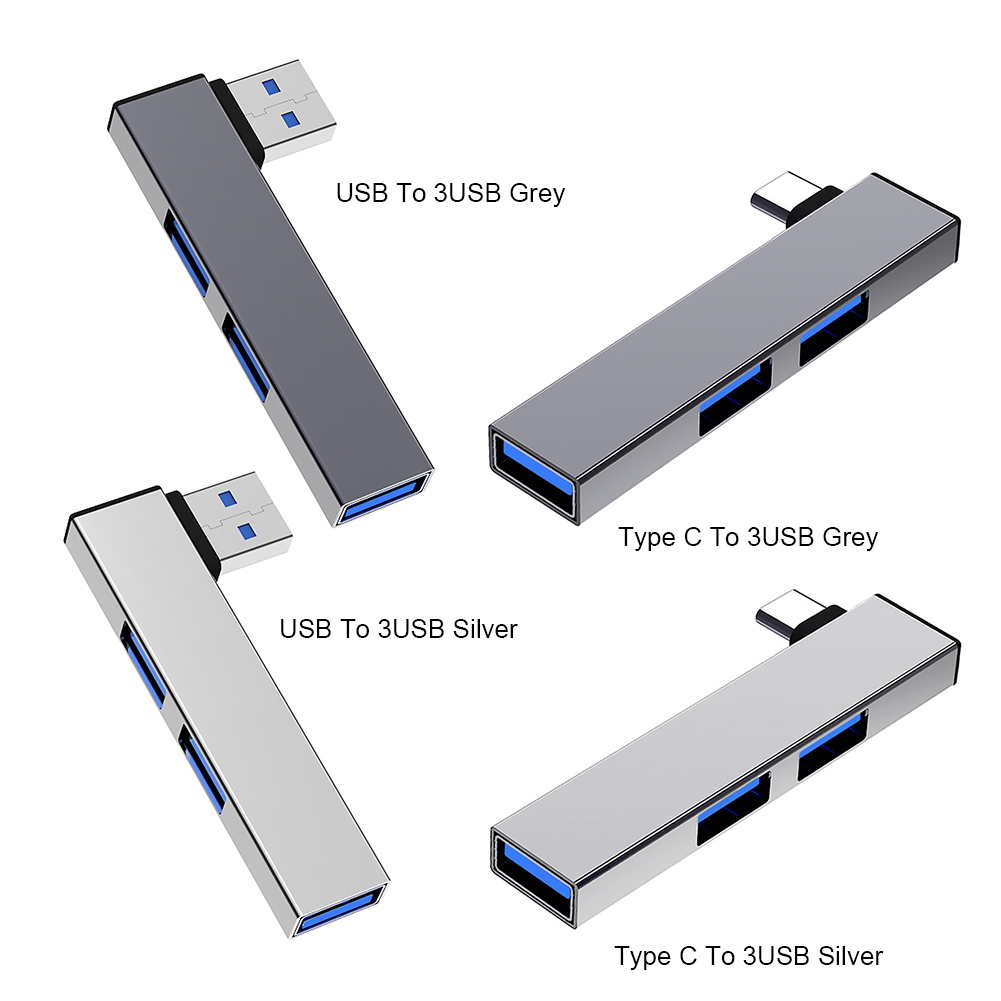 Usb Hub Type C - محطة توصيل 3 في 1 بسرعة