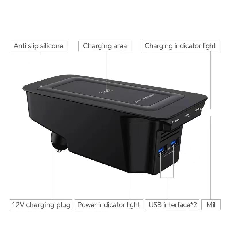 Wireless Charging Pad - لوحة شاحن لاسلكي سريع لفولفو ،