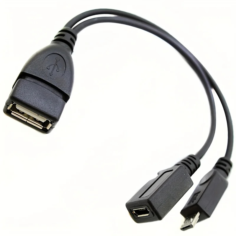 Tablet Tech Accessories - محول مقسم OTG USB إلى Micro