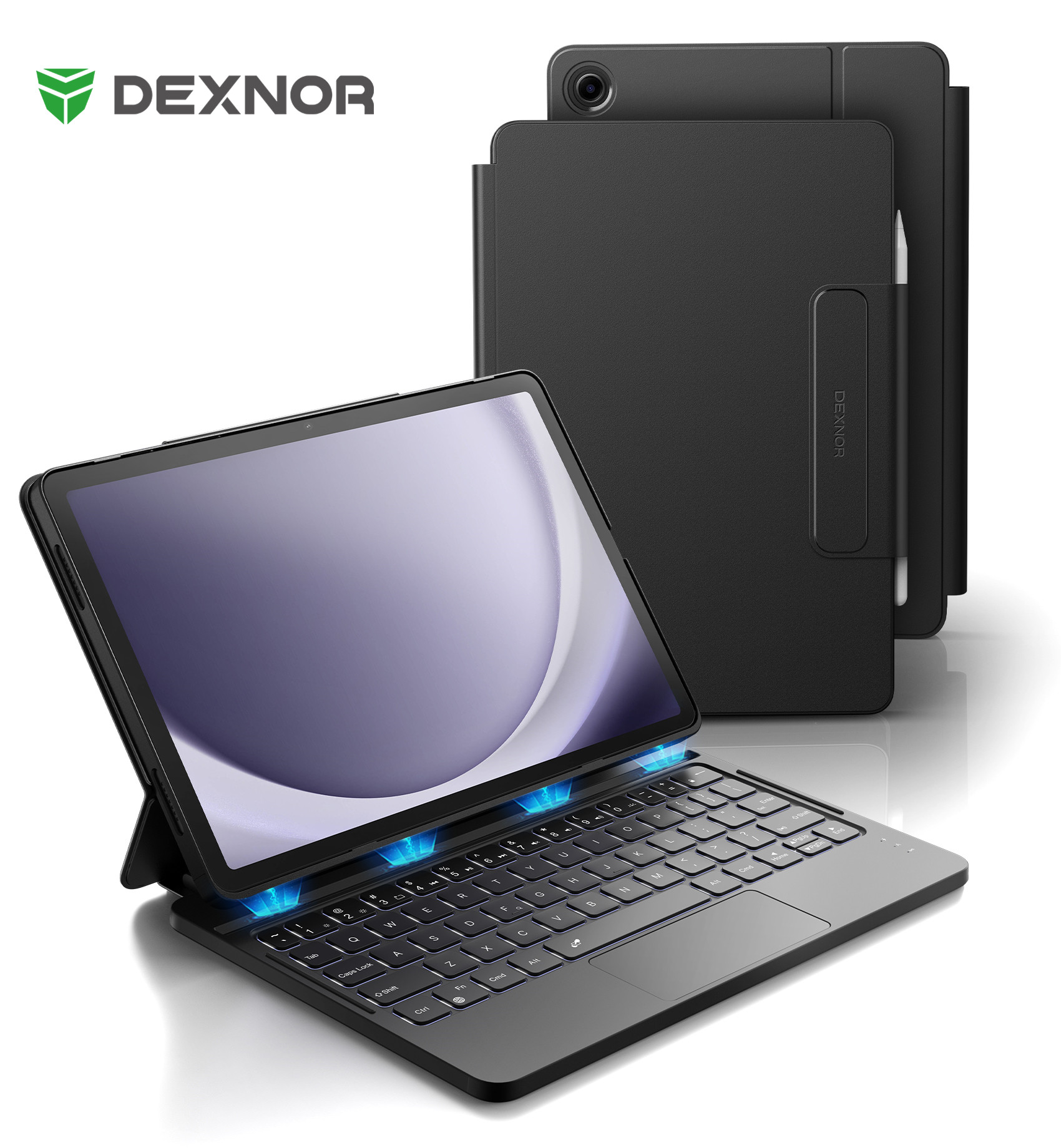 Samsung Tablet Keyboard Accessories - حافظة لجهاز سامسونج جالاكسي تاب A9+
