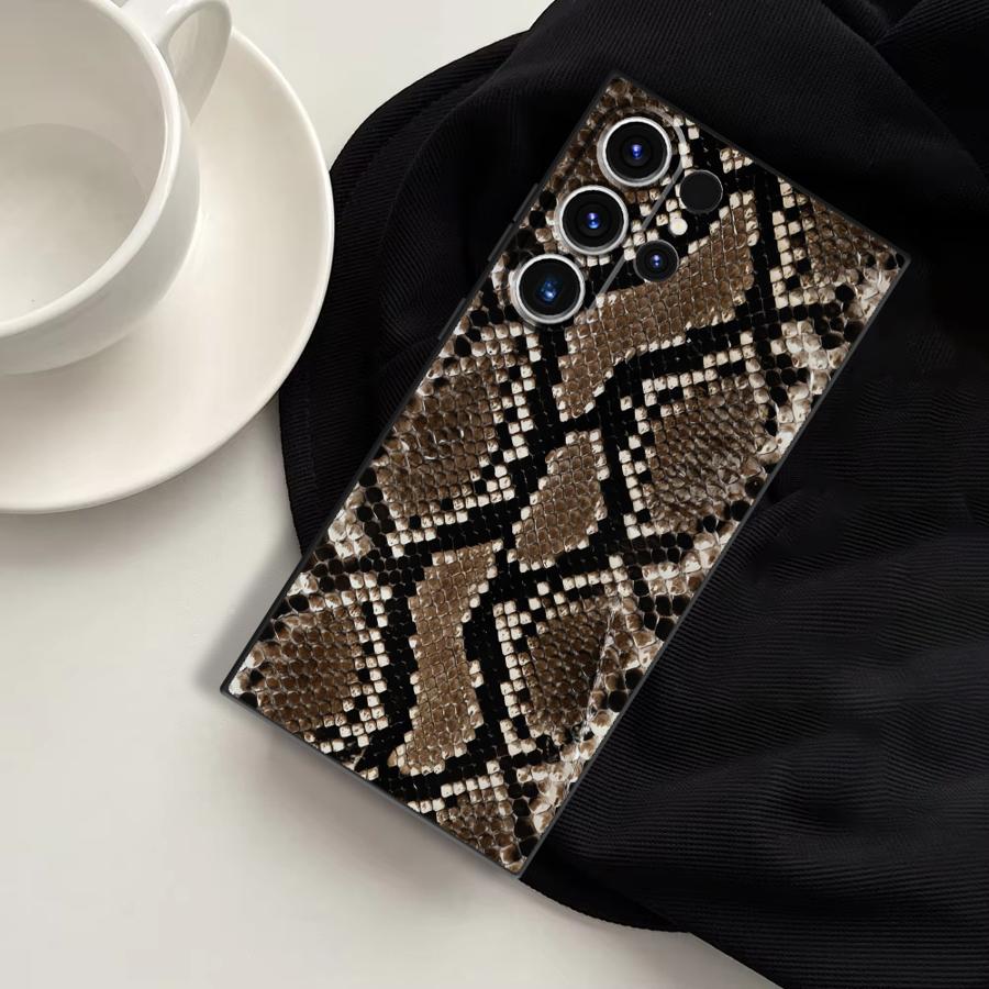 غطاء هاتف بنمط جلد الثعبان لهو - مراجعة Tablet S9 Fe Accessories وسعره