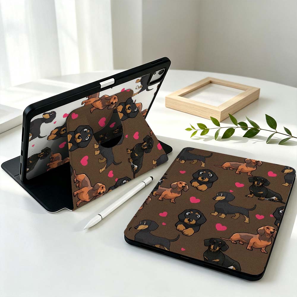 غطاء كرتوني على شكل كلب داشهند - مراجعة Samsung Tablet S11 Accessories وسعره