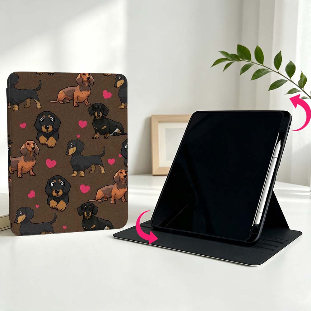 غطاء كرتوني على شكل كلب داشهند - مراجعة Samsung Tablet S11 Accessories وسعره