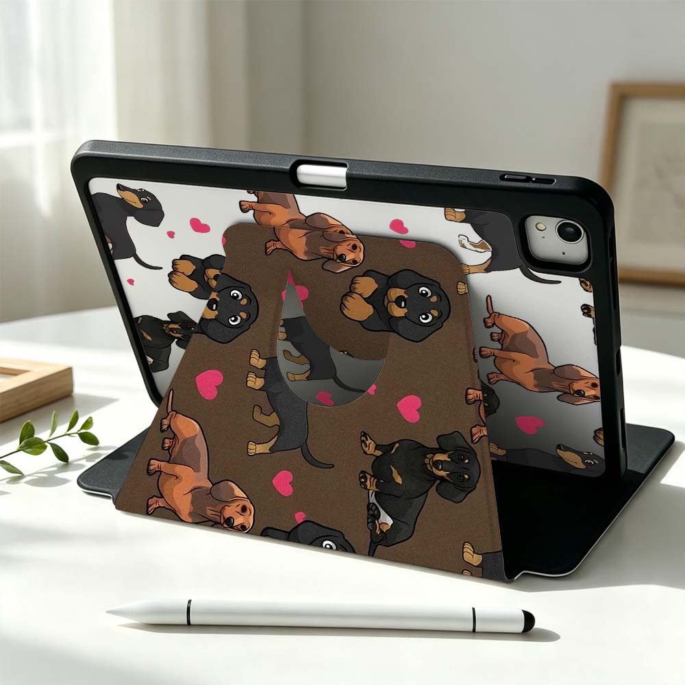 غطاء كرتوني على شكل كلب داشهند - مراجعة Samsung Tablet S11 Accessories وسعره