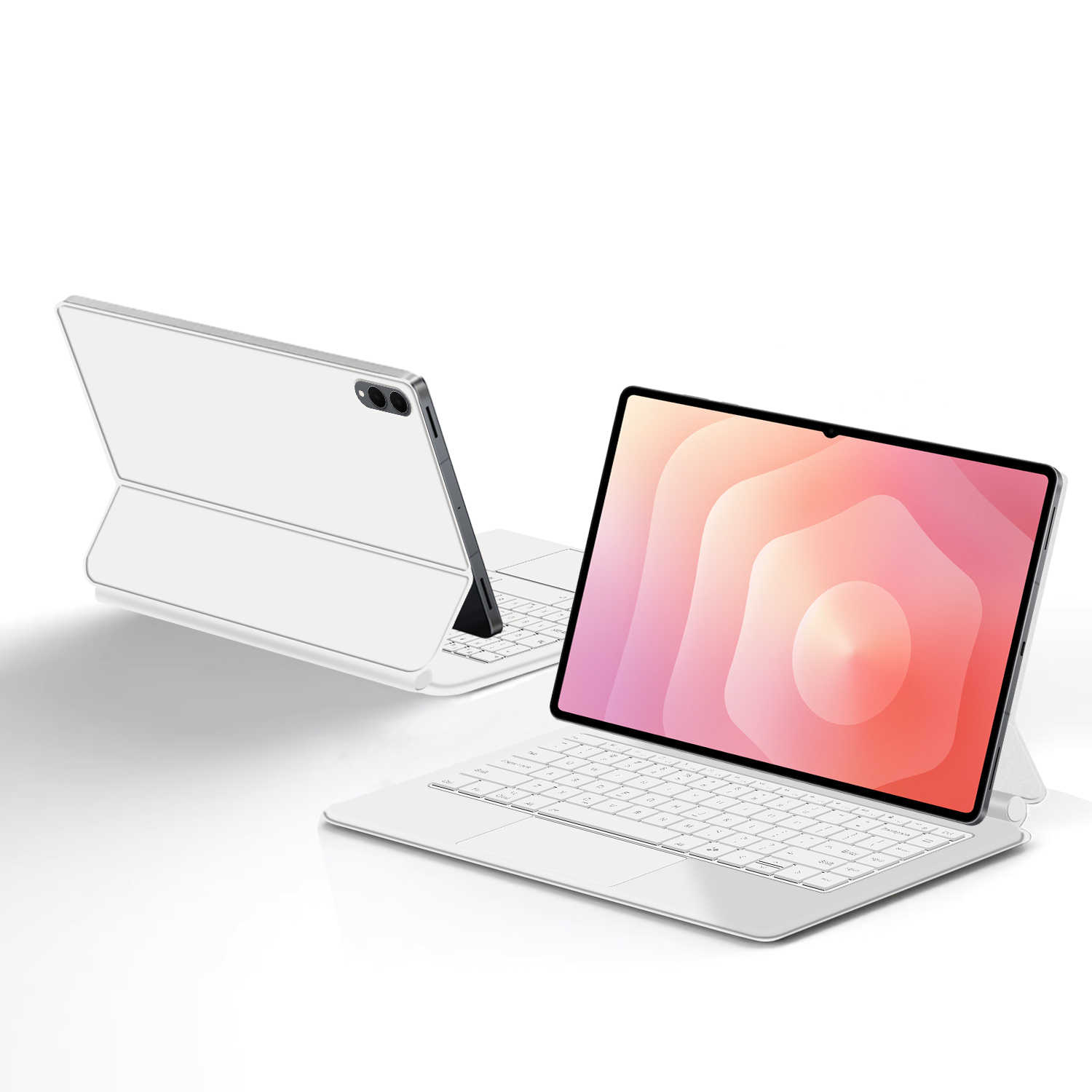 حافظة لوحة المفاتيح السحرية له - مراجعة Samsung Tablet Keyboard Accessories وسعره