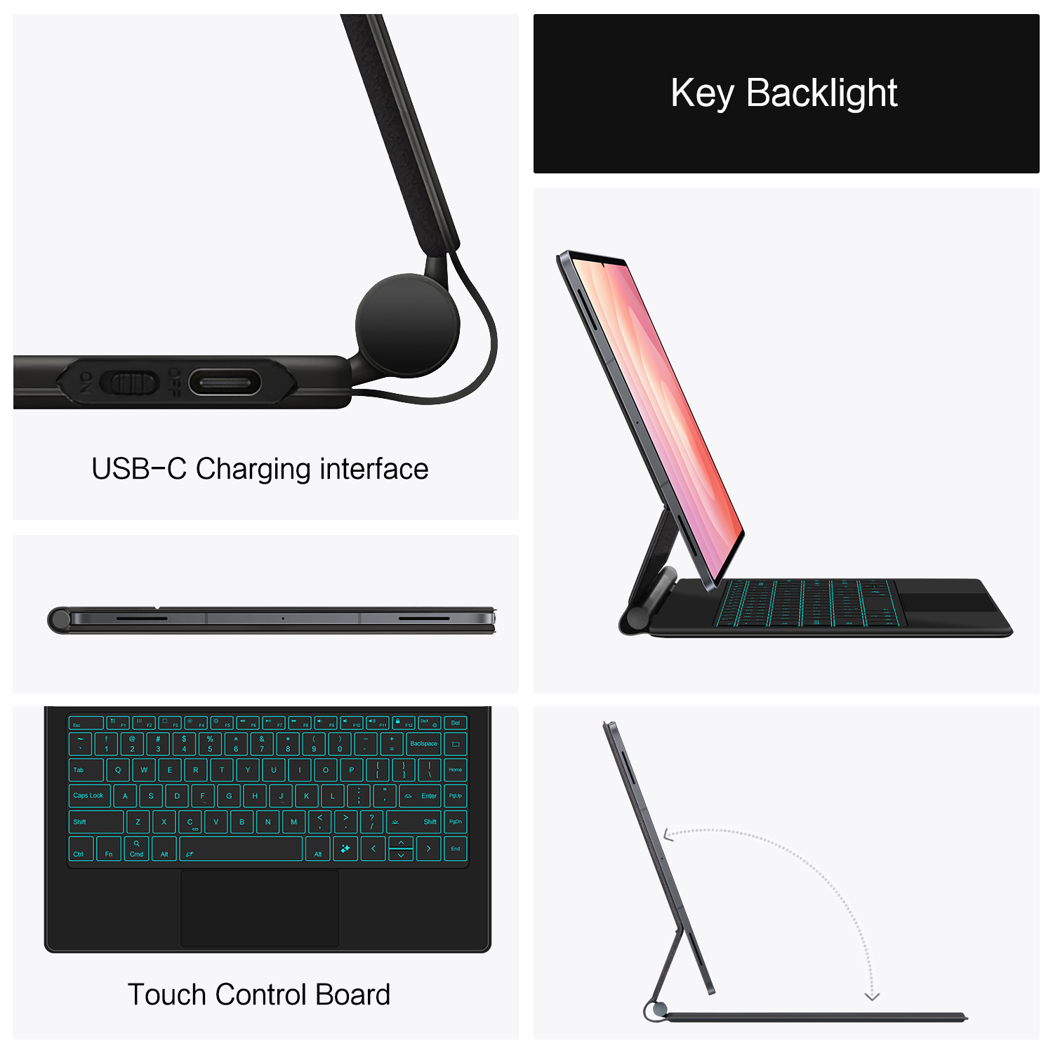 حافظة لوحة المفاتيح السحرية له - مراجعة Samsung Tablet Keyboard Accessories وسعره