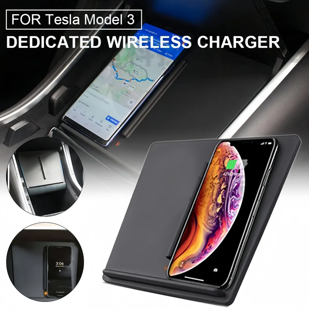 شاحن سيارة لاسلكي ل تسلا موديل - مراجعة Wireless Charging Pad وسعره