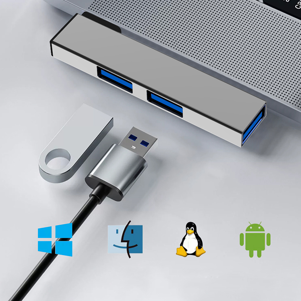 محطة توصيل 3 في 1 بسرعة 5.0 جي - مراجعة Usb Hub Type C وسعره