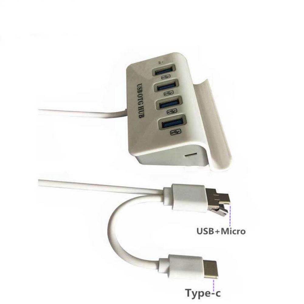 OTG Hub USB OTG HUB محطة الإرس - مراجعة Usb Hub Type C وسعره