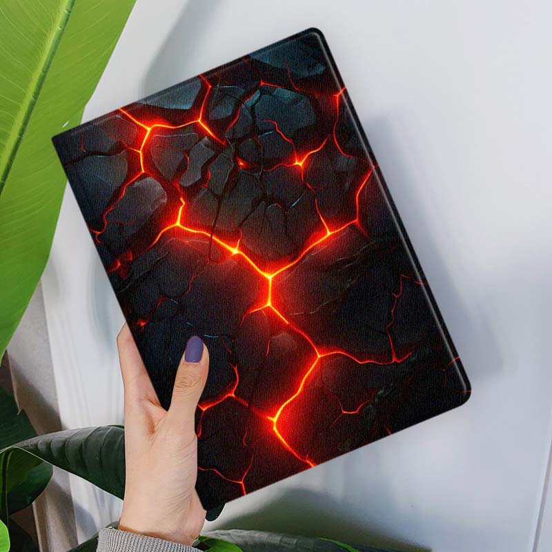 الفن الحمم متصدع النار توهج لس - مراجعة Samsung Tablet S11 Accessories وسعره