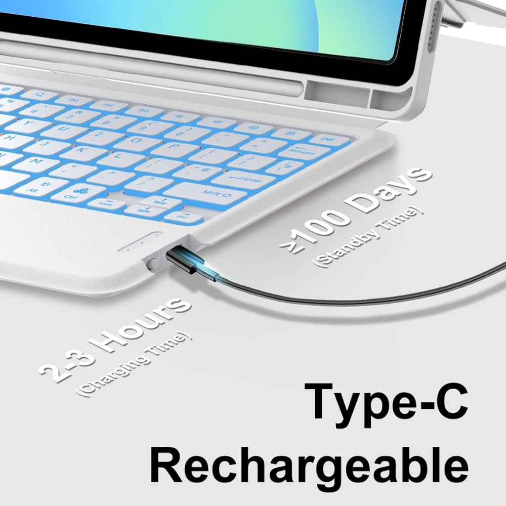 غطاء قابل للفصل مع لوحة مفاتيح - مراجعة Samsung Tablet Keyboard Accessories وسعره