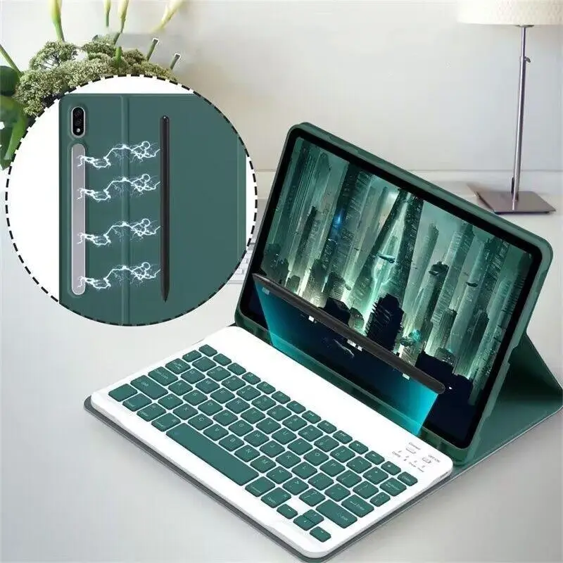 جديد: حافظة لوحة مفاتيح لسامسو - مراجعة Samsung Tablet Keyboard Accessories وسعره