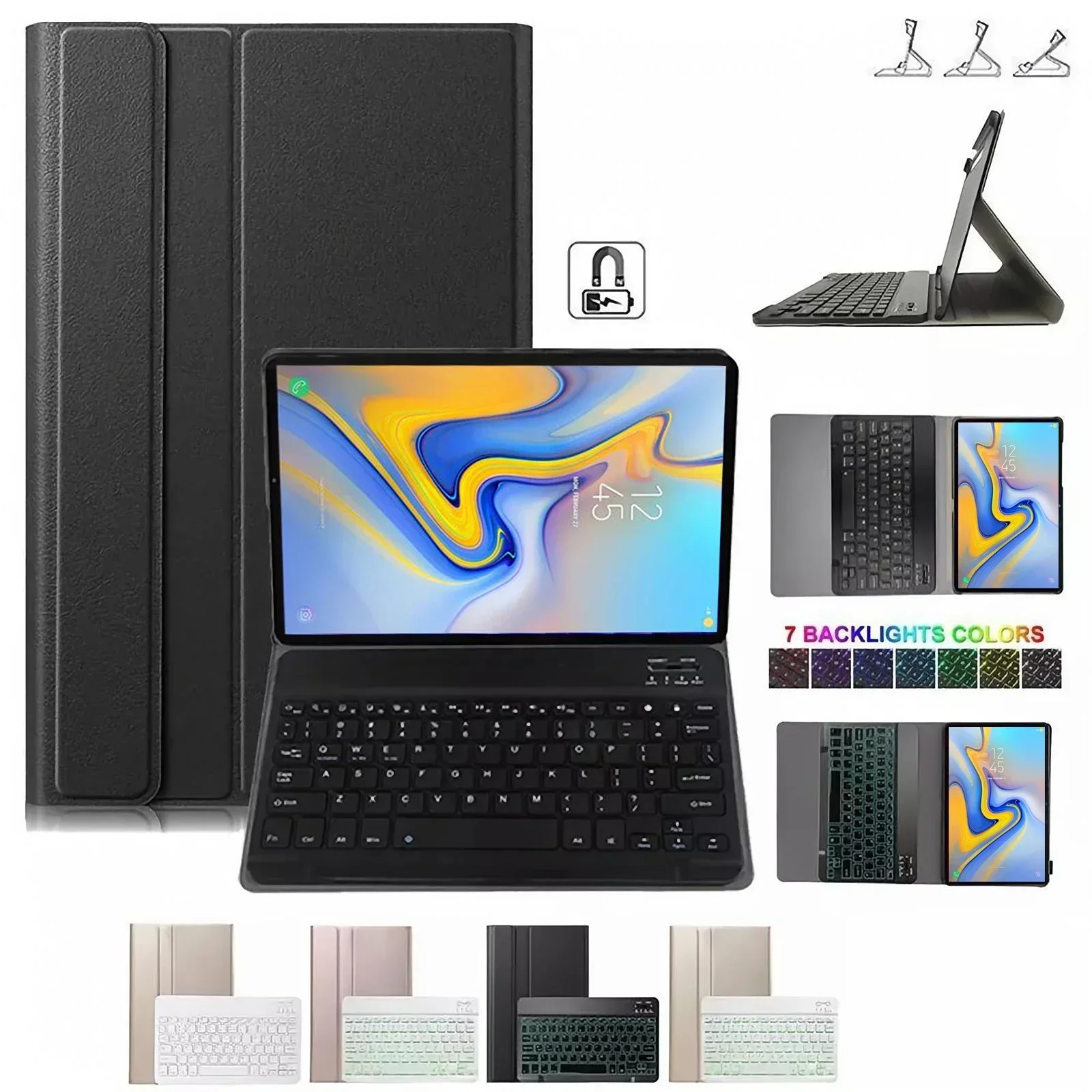غطاء لوحة مفاتيح لجهاز سامسونج - مراجعة Samsung Tablet Keyboard Accessories وسعره