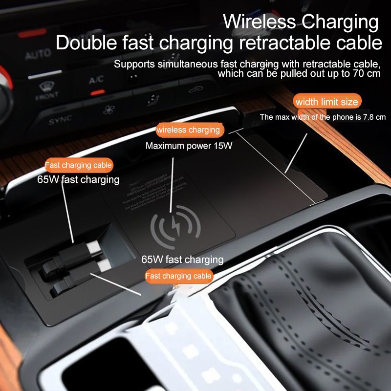 لوحة شحن لاسلكية لسيارات أودي  - مراجعة Wireless Charging Pad وسعره