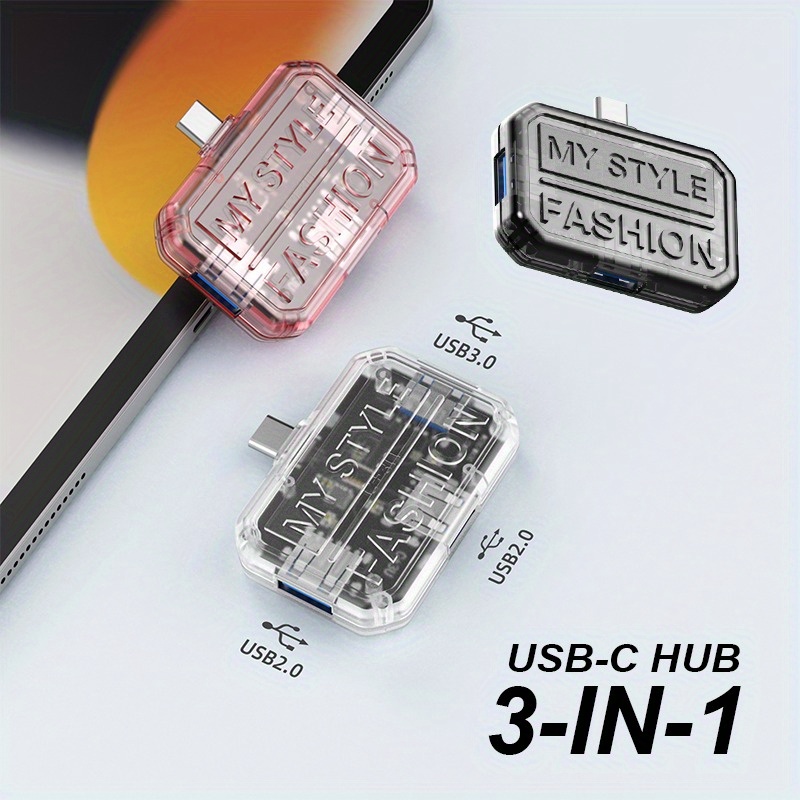 USB C Hub اتصال بتصميم مدمج لل - مراجعة Usb Hub Type C وسعره