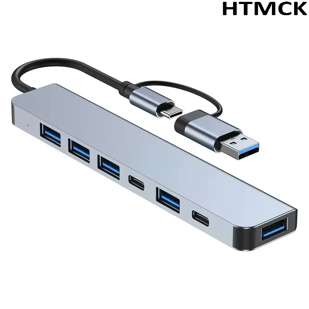 محطة توصيل متعددة المنافذ 8 في - مراجعة Usb Hub Type C وسعره