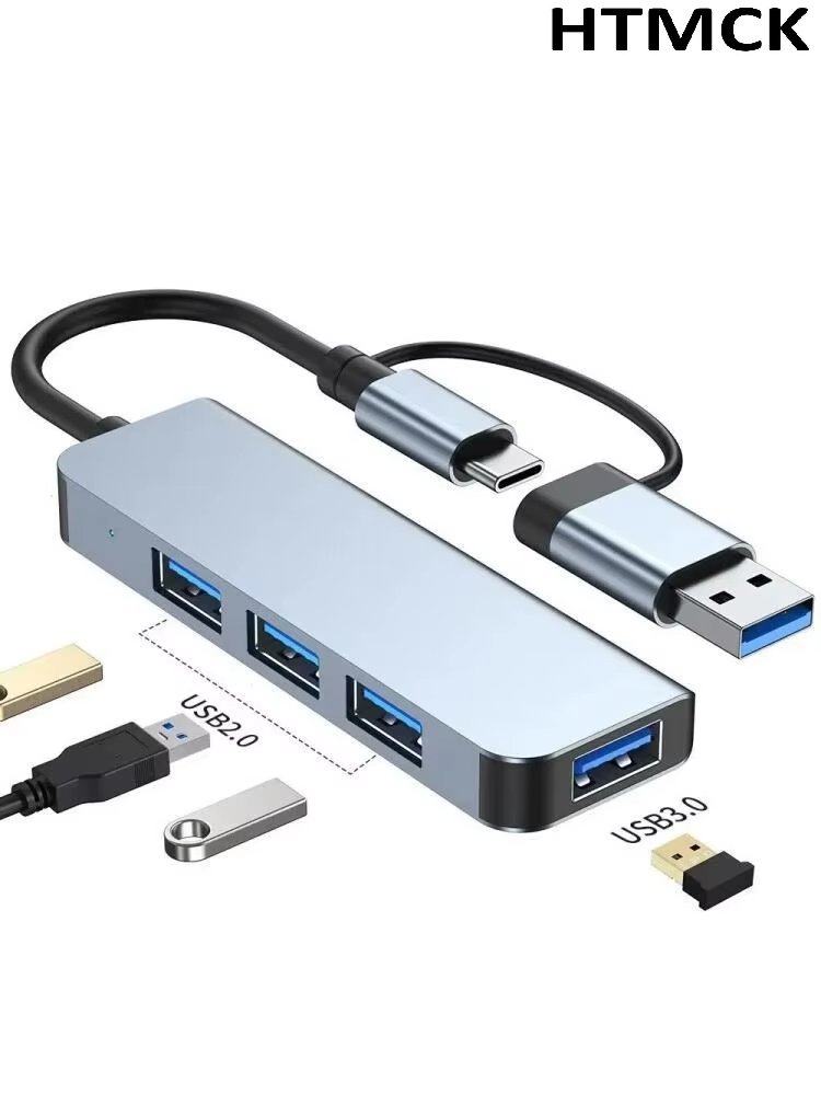 محطة توصيل متعددة المنافذ 8 في - مراجعة Usb Hub Type C وسعره