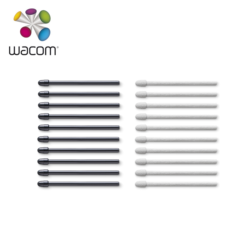 10 قطعة/الحزمة Wacom برو القلم - مراجعة Wacom Tablet Accessories وسعره