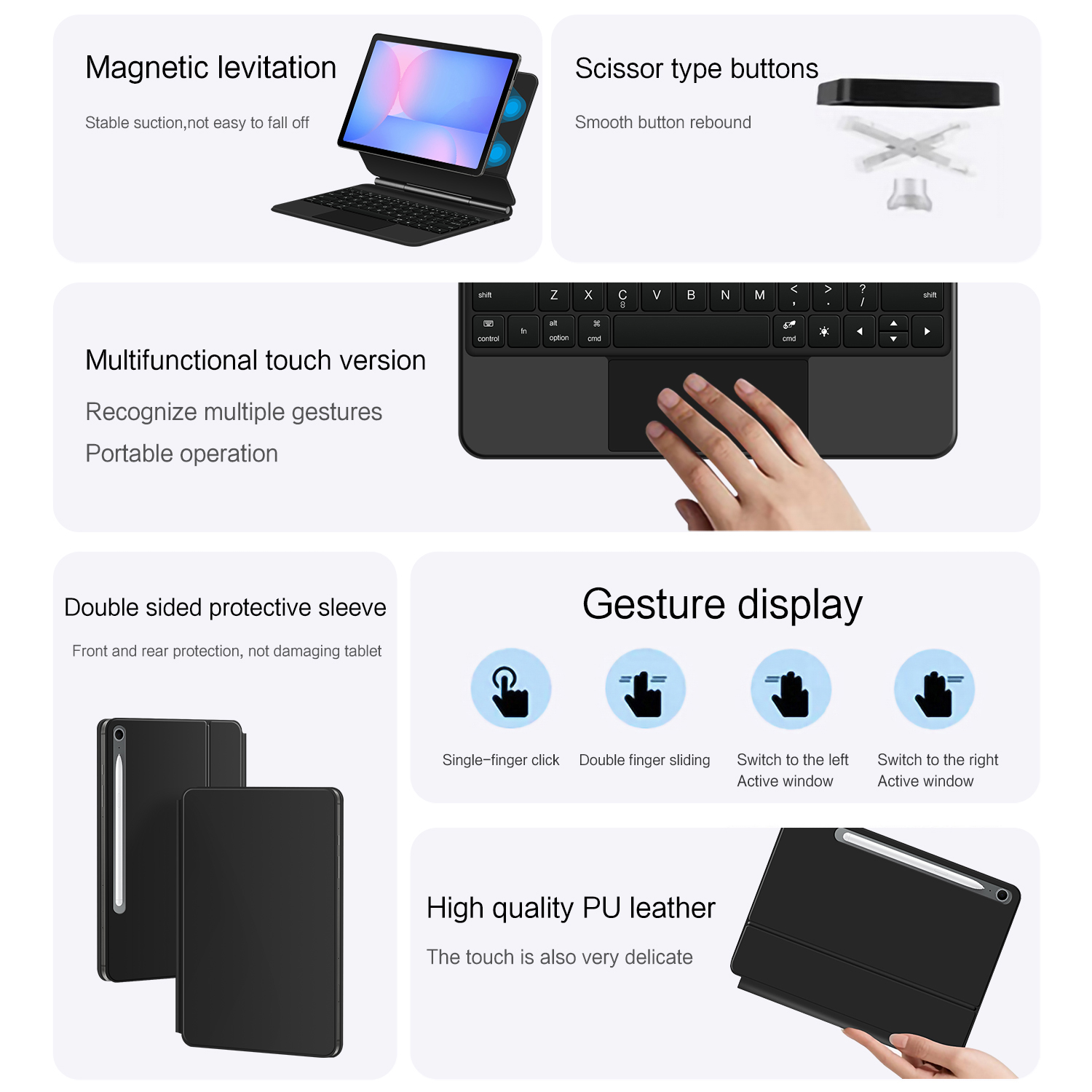 لوحة مفاتيح سحرية لسامسونج جال - مراجعة Tablet S9 Fe Accessories وسعره